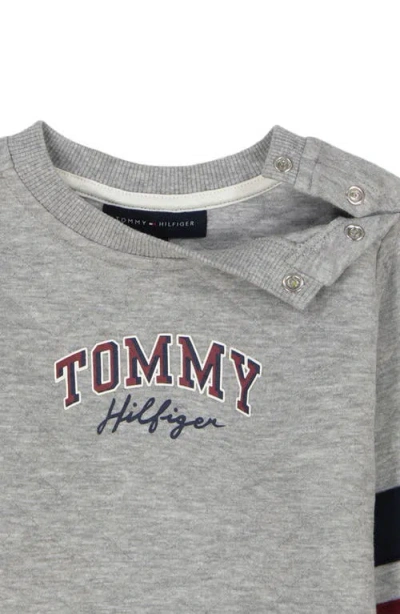 Tommy Hilfiger Crewneck Graphic Sweatshirt & Joggers Set In Gray