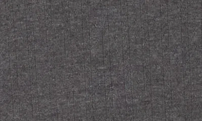 Elodie Pointelle Stitch Button-up Top In Gray