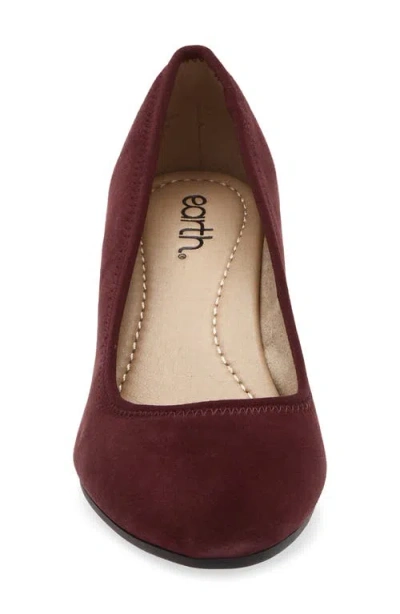 Earth Women's Rellia Block Heel Ballet Pumps In Purple