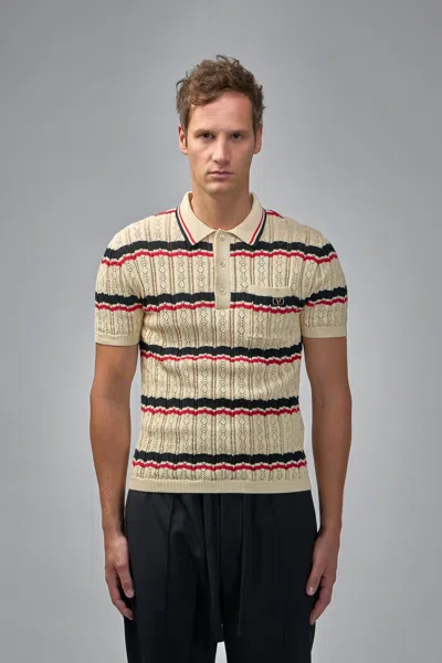 Valentino Polo Shirt Vlogo Signature In Multi