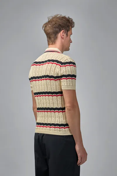 Valentino Polo Shirt Vlogo Signature In Multi