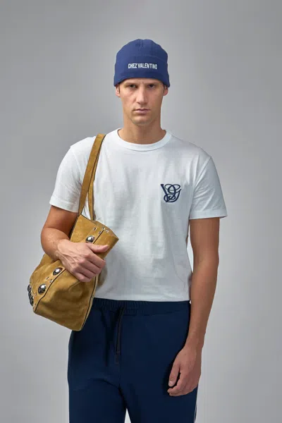 Valentino Cotton T-shirt With Vg Patch In White