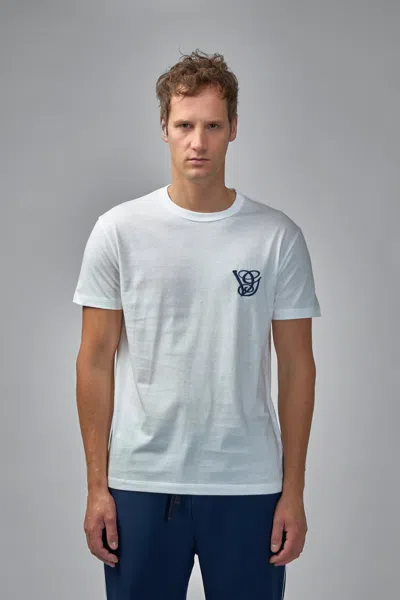 Valentino Cotton T-shirt With Vg Patch In White