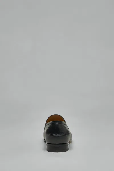 Valentino Garavani Vlogo Signautre Leather Loafers In Black