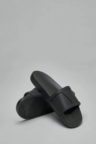 Valentino Coolside Rubber Slides In Black