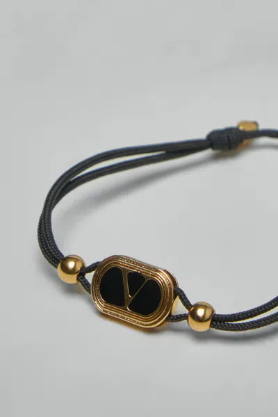 Valentino Garavani Bracelet Ovalette Cmp In Burgundy