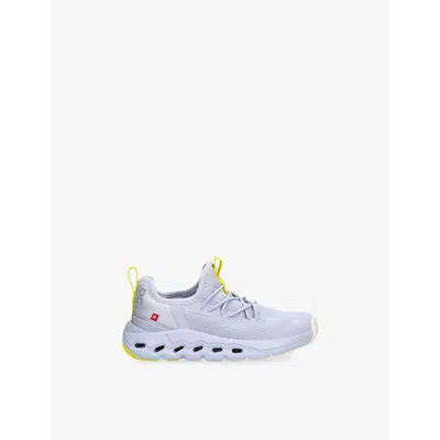 On Lilac Kids' Cloud Leap Woven Trainers Eur 34 / 2 Uk In Multi