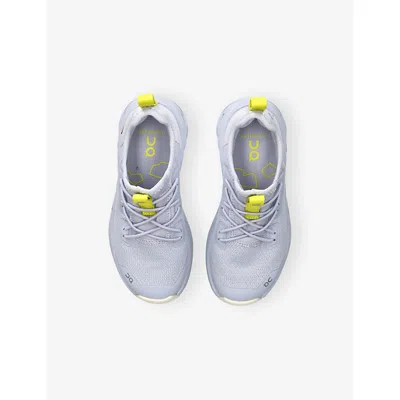On Lilac Kids' Cloud Leap Woven Trainers Eur 34 / 2 Uk In Multi