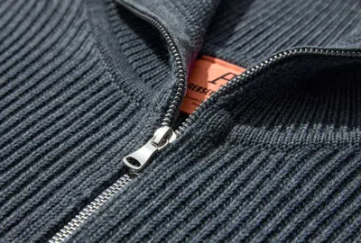 Andersen-andersen Turtleneck Long-sleeved Sweater In Gray