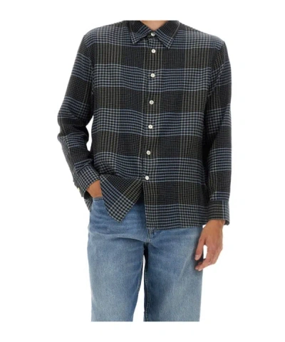 Sunflower Casual Shirt Checked Pattern Long Sleeves In Multi