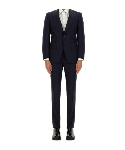 Tom Ford Shelton Two-piece Tailored Suit In Black