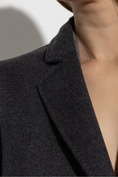 Tom Ford Single-breasted Wool Coat In Black
