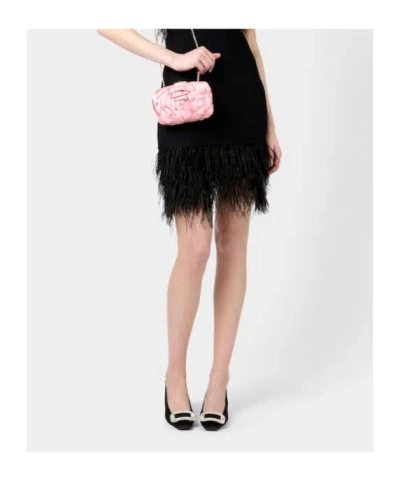 Roger Vivier Belle Vivier Crystal Buckle Slingback Pumps In Black