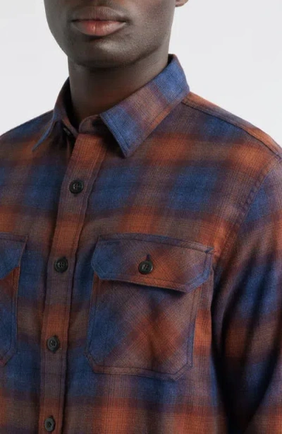 Pendleton Burnside Plaid Flannel Button-up Shirt In Multi