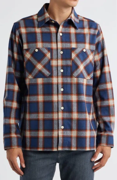 Pendleton Umatilla Wool Button-up Work Shirt In Multi