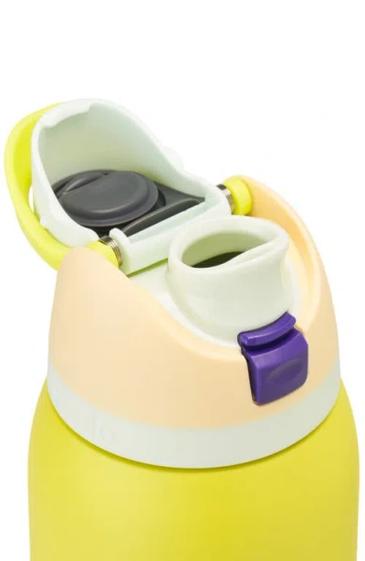 Owala Freesip 40 oz Water Bottle In Lemon Limeade At Urban Outfitters In Yellow