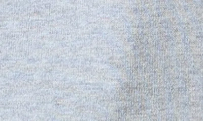 Papinelle Cotton Cashmere Crew Neck Long Sleeve Top In Blue