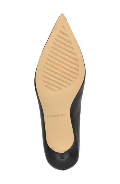 Calvin Klein Women's Voneta Kitten Heel Pumps In Black