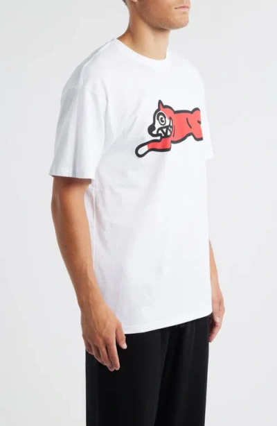 Icecream Running Dog Cotton T-shirt In White