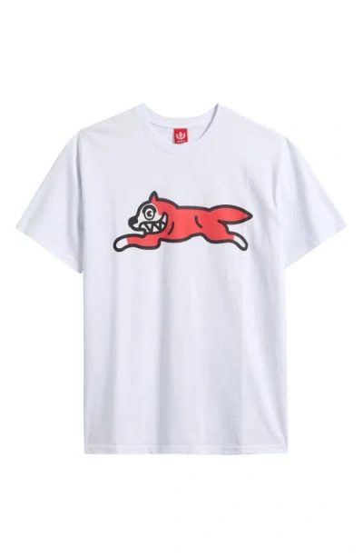 Icecream Running Dog Cotton T-shirt In White