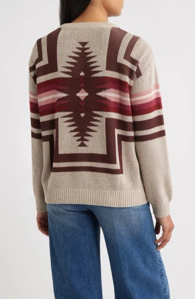 Pendleton Montera Cotton Sweater In Blue