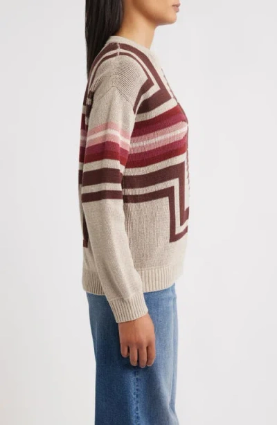 Pendleton Montera Cotton Sweater In Blue