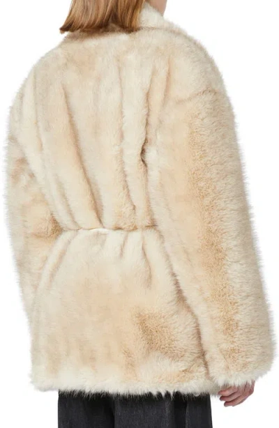 Sportmax "rosaria" Jacket In Ecofur In Neutral
