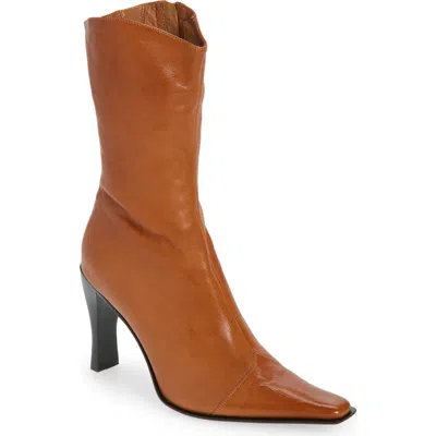 Jeffrey Campbell Be Bold Western Boot In Brown