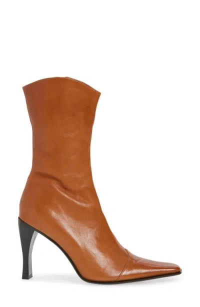 Jeffrey Campbell Be Bold Western Boot In Brown