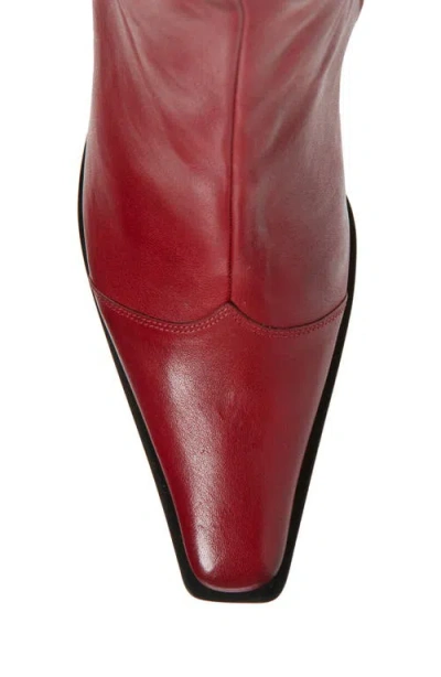 Jeffrey Campbell Be Bold Bootie In Red