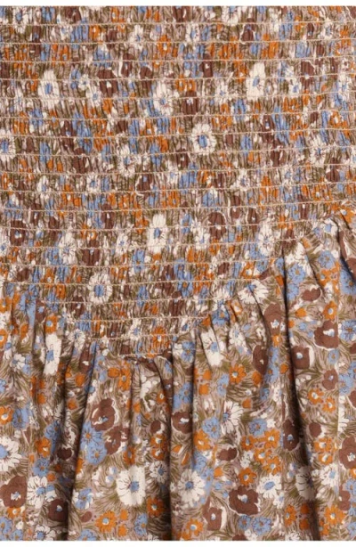 Petal And Pup Petal & Pup Celine Smocked Minidress In Blue