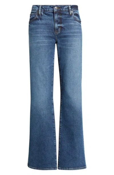 Frame The Pixie Rodeo Bootcut Jeans In Nebula In Blue