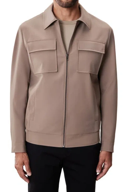 Robert Barakett Jerry Utility Jacket In Brown