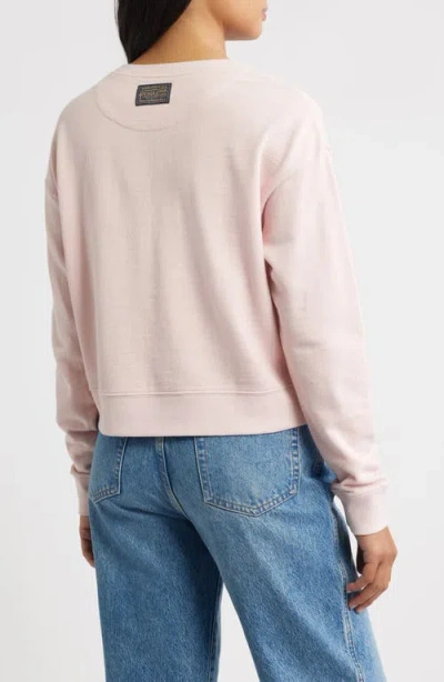 Pendleton Wild West Embroidered Cotton Graphic Sweatshirt In Pink