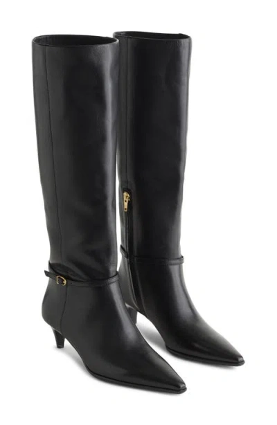 Madewell The Emilie Knee High Boot In Black