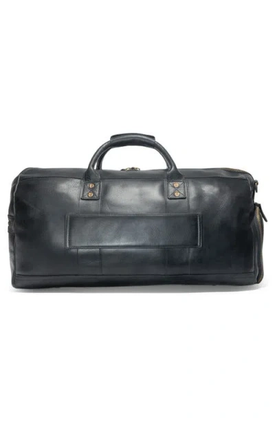 Will Leather Goods Atticus Duffle Bag In Black