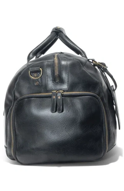 Will Leather Goods Atticus Duffle Bag In Black
