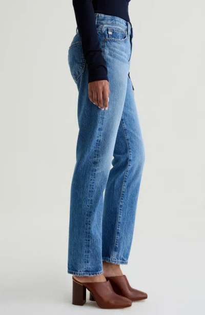Ag The Boyfriend Mid Rise Straight Leg Jeans In Blue