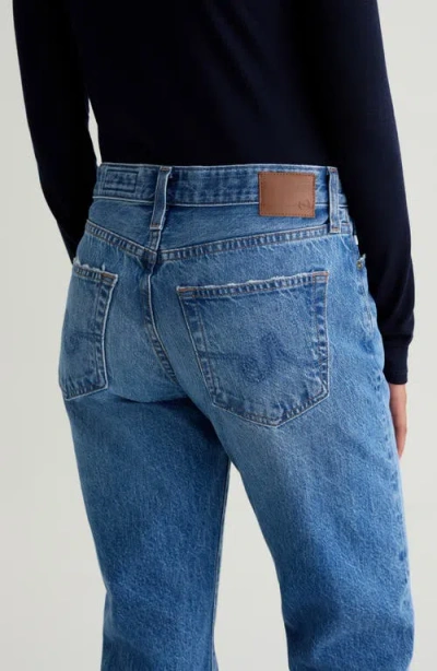 Ag The Boyfriend Mid Rise Straight Leg Jeans In Blue