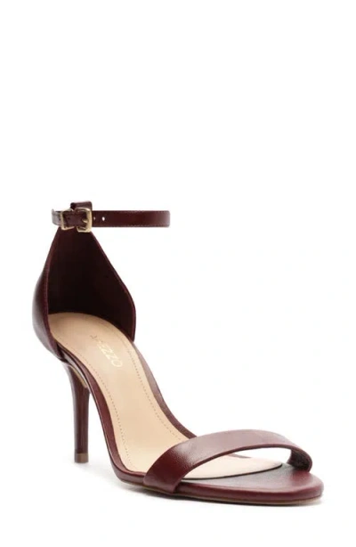 Arezzo Women's Isabelli High Heel Buckle Stiletto Sandals In Burgundy