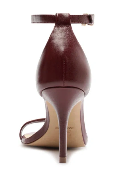 Arezzo Women's Isabelli High Heel Buckle Stiletto Sandals In Burgundy