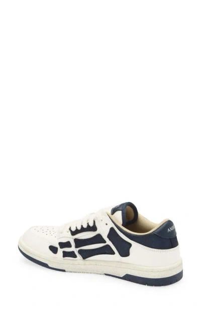 Amiri Round Head Fastened With Low-top Casual Sneakers In White