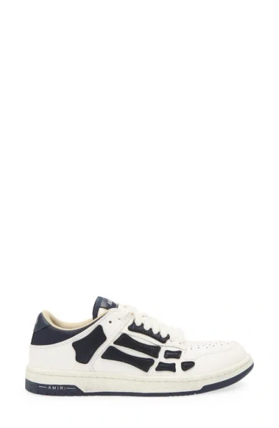 Amiri Round Head Fastened With Low-top Casual Sneakers In White
