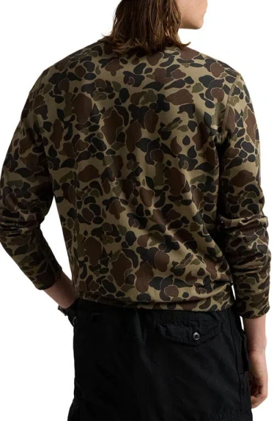 Polo Ralph Lauren Men's Camo Double-knit Sweatshirt In Animal Print