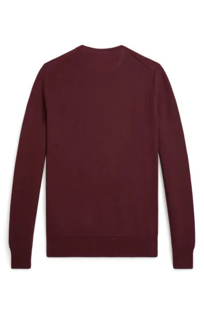 Polo Ralph Lauren Men's Textured Cotton Crewneck Sweater In Red