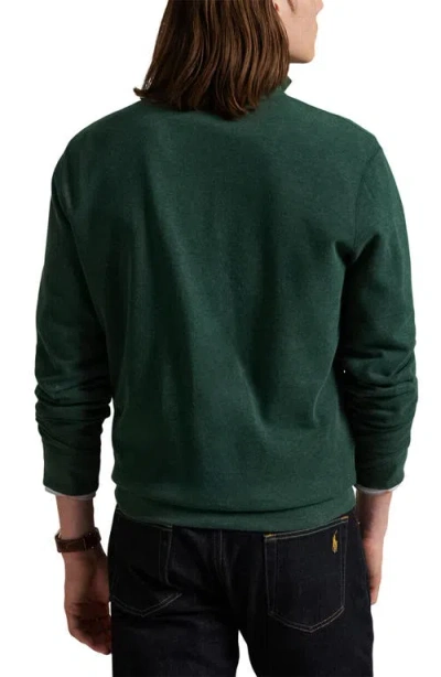 Polo Ralph Lauren Long Sleeve Quarter Zip Pullover In Green