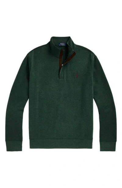 Polo Ralph Lauren Long Sleeve Quarter Zip Pullover In Green