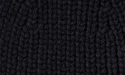 Mackage Kids' Jude Cuff Recycled Wool Blend Rib Beanie In Black