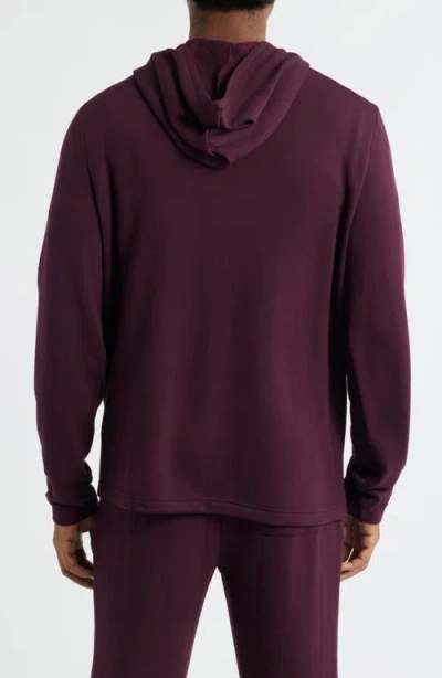 Threads 4 Thought Threads For Thought Dex Featherweight Pullover Hoodie In Burgundy