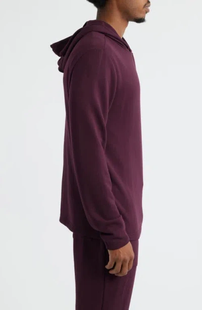 Threads 4 Thought Threads For Thought Dex Featherweight Pullover Hoodie In Burgundy